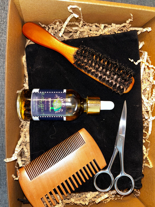 Beard Care Bundle WITH Scissors